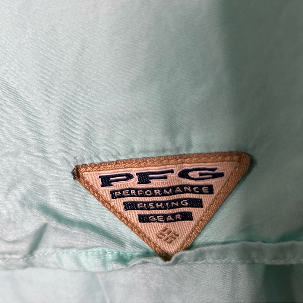 Columbia Shirt Mens XL PFG Fishing Casual Short Sleeve Button Up Pockets Vented - Picture 6 of 10